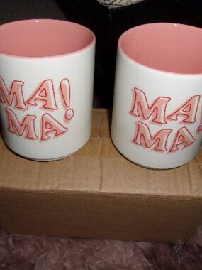 14oz Mama! Stacking Mug White - Room Essentials Set of 2 New Mothers Day Coffee